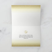 Schwarzes und feiertagskarte (Innenseite)