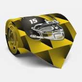 Schwarzes und gelbes krawatte (Gerollt)