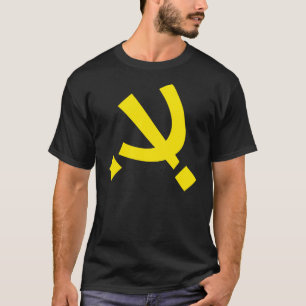 Schwarzes und gelbes Logo-Shirt T-Shirt