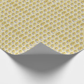 Schwarzes und gelbes Packpapier (Ecke)