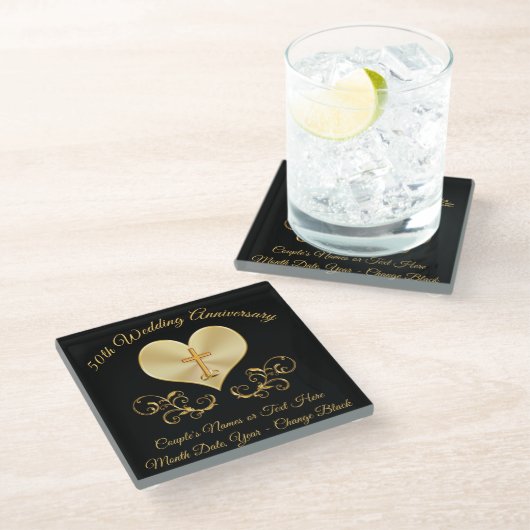 Schwarzes und glasuntersetzer (Schrägansicht)