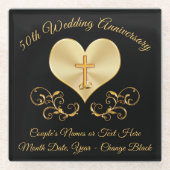 Schwarzes und glasuntersetzer (Vorderseite)