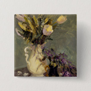 Schwarzes und Gold Button