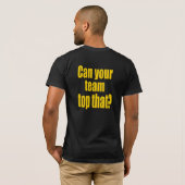 Schwarzes und Gold mein Team hat T - Shirt 6 (Schwarz voll)