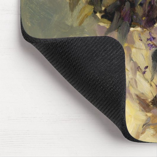 Schwarzes und Gold Mousepad (Ecke)