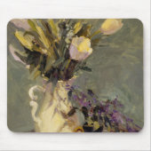 Schwarzes und Gold Mousepad (Vorne)