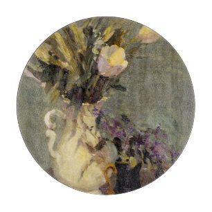 Schwarzes und Gold Schneidebrett