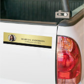 Schwarzes und goldenes Design, Logo oder Foto im g Autoaufkleber (Auf Lkw)