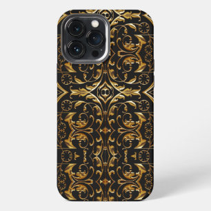 Schwarzes und goldenes Luxus-iPhone 13 Pro Max Cas iPhone 13 Pro Max Hülle