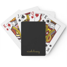 Schwarzes und goldenes Skript | Stylisches modern