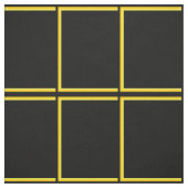 Schwarzes und Goldfensterscheiben-Karo Stoff (Muster)