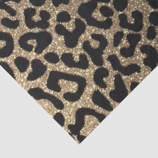 Schwarzes und GoldGlitzer Seidenpapier (Ausschnitt)