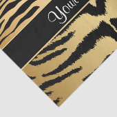 Schwarzes und Goldmetallisches Seidenpapier (Ausschnitt)