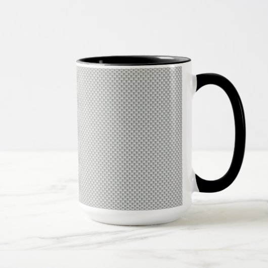 Schwarzes und graues Kohlenstoff-Faser-Polymer Tasse (Rechts)