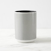 Schwarzes und graues Kohlenstoff-Faser-Polymer Tasse (Zentrum)