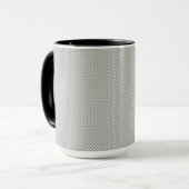 Schwarzes und graues Kohlenstoff-Faser-Polymer Tasse (Vorderseite Links)
