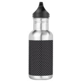 Schwarzes und graues Kohlenstoff-Faser-Polymer Trinkflasche (Rechts)