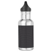 Schwarzes und graues Kohlenstoff-Faser-Polymer Trinkflasche (Links)