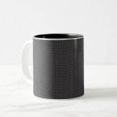 Schwarzes und graues Kohlenstoff-Faser-Polymer Zweifarbige Tasse (Vorderseite Links)