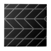 Schwarzes und graues männliches fliese (Vorderseite)