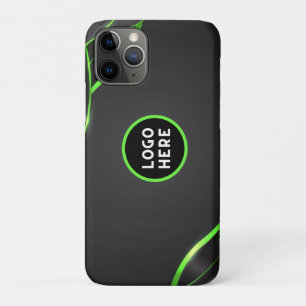Schwarzes und grünes abstraktes Fluid-Design   Log Case-Mate iPhone Hülle