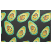 Schwarzes und grünes Avocado Muster Stoff (Fat Quarter (45,7 x 55,9 cm))