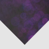 Schwarzes und Lila Bokeh Seidenpapier (Detail)