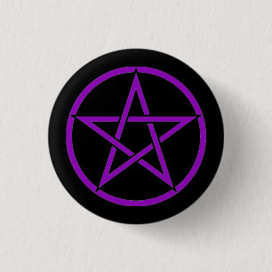 Schwarzes und lila button