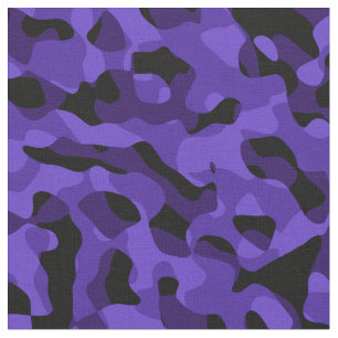 Schwarzes und Lila Camouflage-Druckmuster Stoff