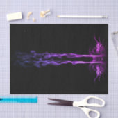 Schwarzes und Lila Drachenrauchen Seidenpapier (Handwerk)