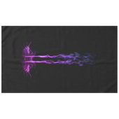 Schwarzes und Lila Drachenrauchen Tischdecke (Vorderseite (Horizontal))