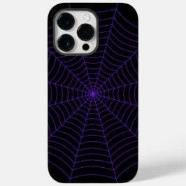 Schwarzes und lila Halloween-Muster Case-Mate iPhone 14 Pro Max Hülle