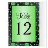 Schwarzes und Limone Glittery (Innen (Links))