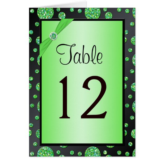 Schwarzes und Limone Glittery (Vorne)