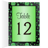 Schwarzes und Limone Glittery (Innen (Rechts))