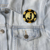 SCHWARZES UND POKER-CHIP DES BUTTON (Beispiel)