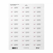 Schwarzes und rosa fancy Monogramm (Vorne)