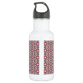 Schwarzes und Rotes Festival Trinkflasche (Rückseite)