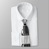 Schwarzes und Silber-elektrische Krawatte (Gebunden)