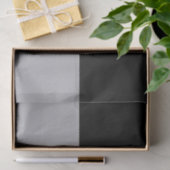 Schwarzes und silbernes Seidenpapier (Geschenk)