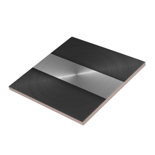 Schwarzes und Stahl Fliese (Seite)