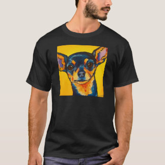 Schwarzes und TAN-Chihuahua T-Shirt