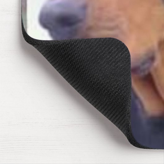 Schwarzes und TANCoonhound Mousepad (Ecke)