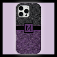 Schwarzes und violettes gotisches Spinnennetz mit 