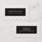 Schwarzes und visitenkarte (Vorne/Hinten)