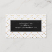 Schwarzes und visitenkarte (Rückseite)