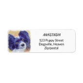 SCHWARZES UND WEISES PAPILLON (Vorne)