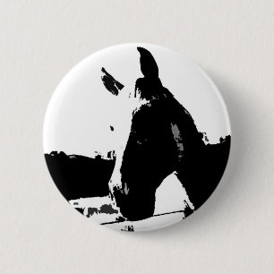 Schwarzes und Weiß Button