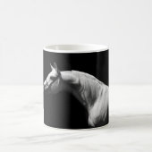 Schwarzes und Weiß Kaffeetasse (Mittel)