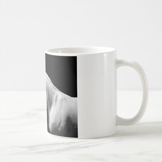 Schwarzes und Weiß Kaffeetasse (Rechts)